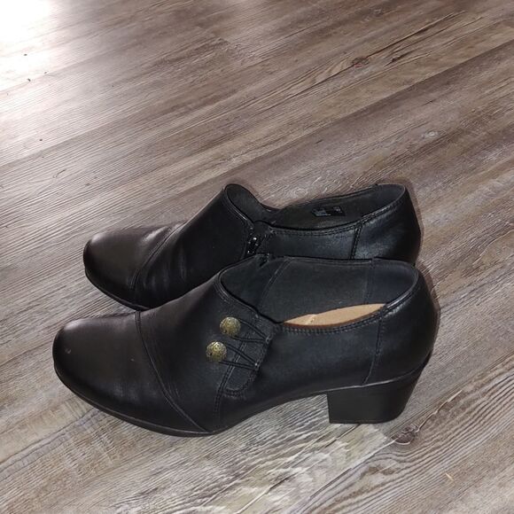 Clarks Women's Warren Block heel ankle boot shoe  Sz 10  NWOT - Picture 3 of 8